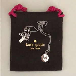 Kate Spade One in a Million Initial Necklace “W”